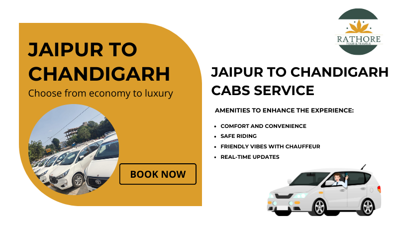 jaipur to chandigrah cab booking service